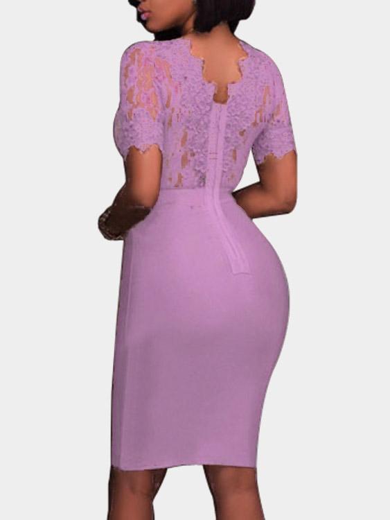 Womens Purple Sexy Dresses