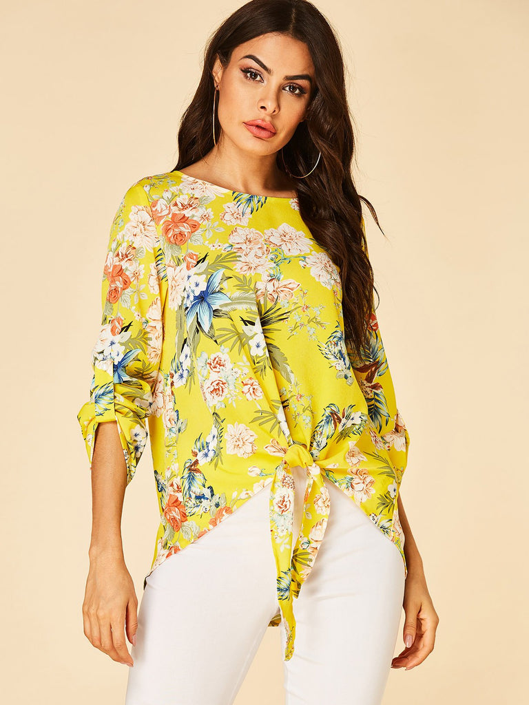 Womens Yellow Blouses