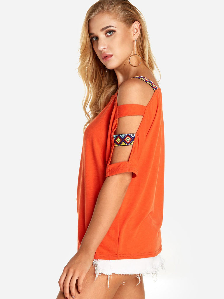 Ladies Orange T-Shirts