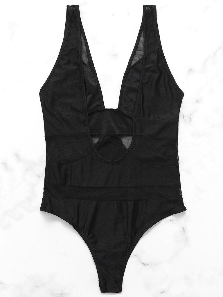 Womens Black One-Pieces