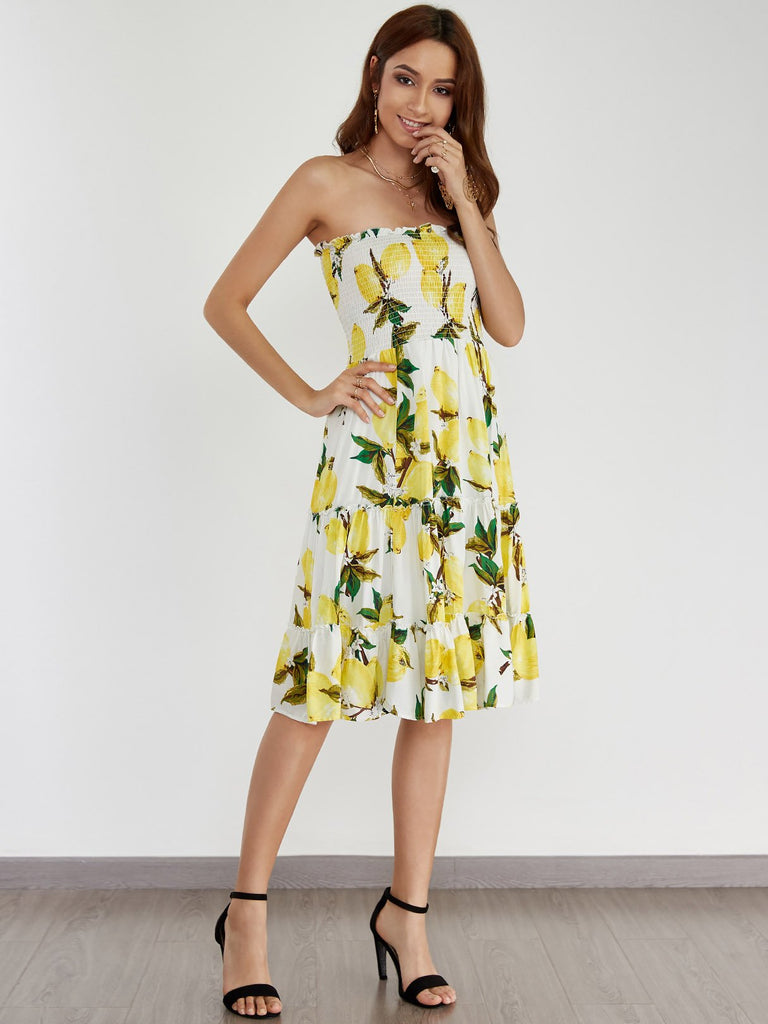 Ladies Floral Floral Dresses