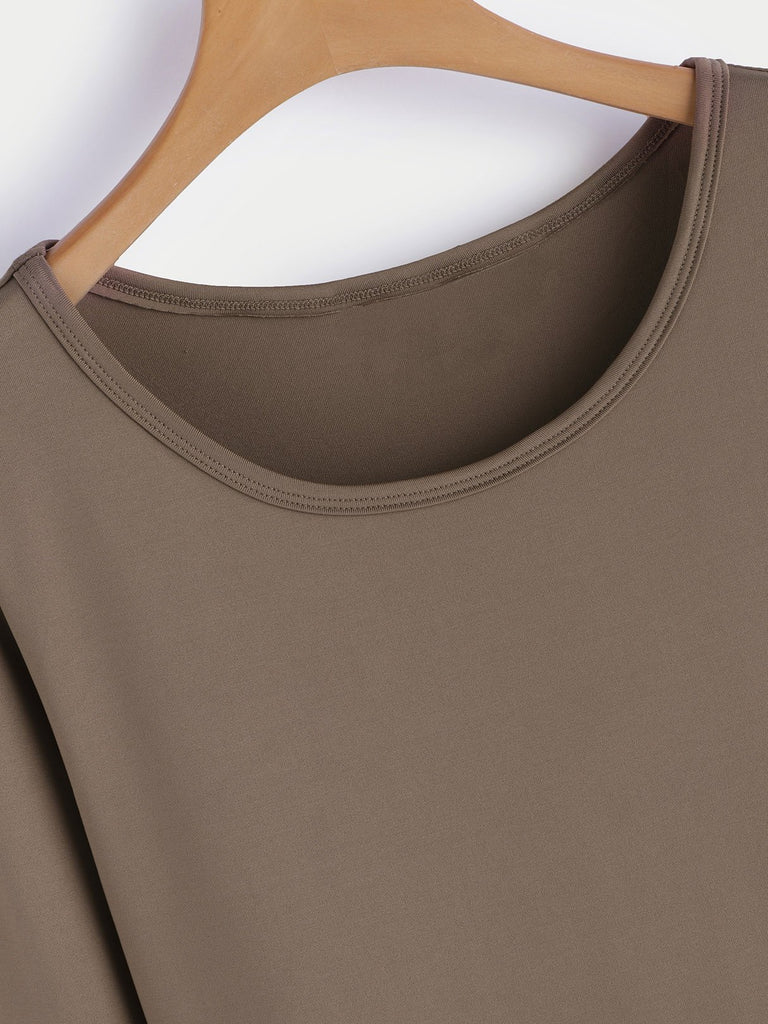 Ladies Khaki Midi Dresses