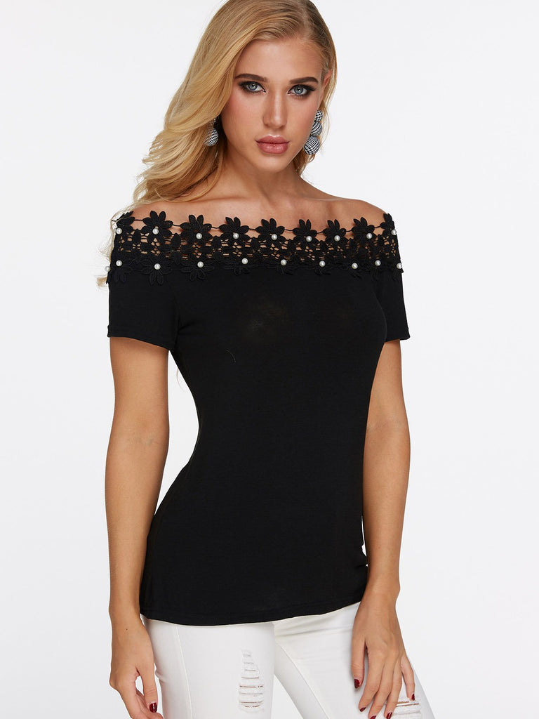 Ladies Black T-Shirts