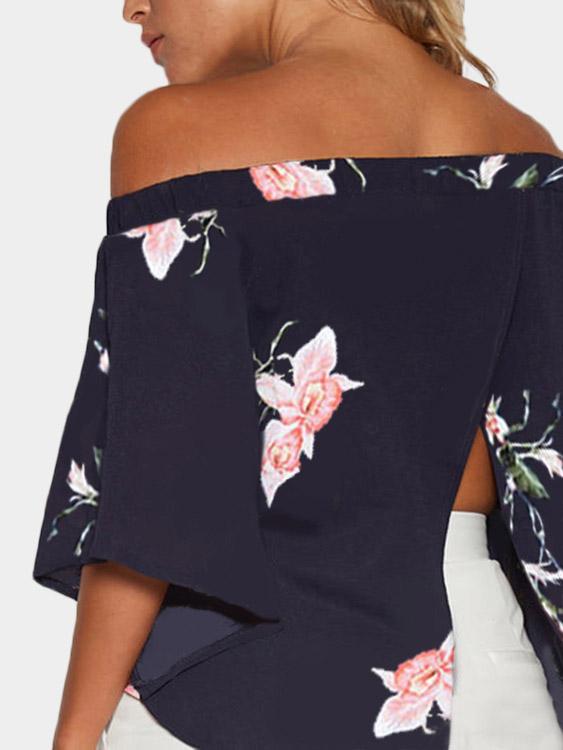Womens Navy Blouses