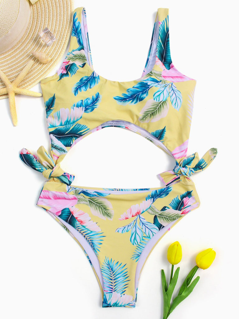 Crop Top High Waisted Bikinis