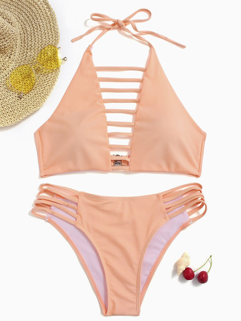 White Wrap Around Bikinis