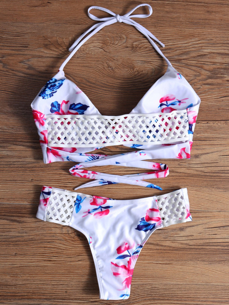Womens White Bikinis