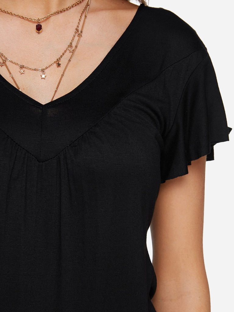 Womens Navy T-Shirts