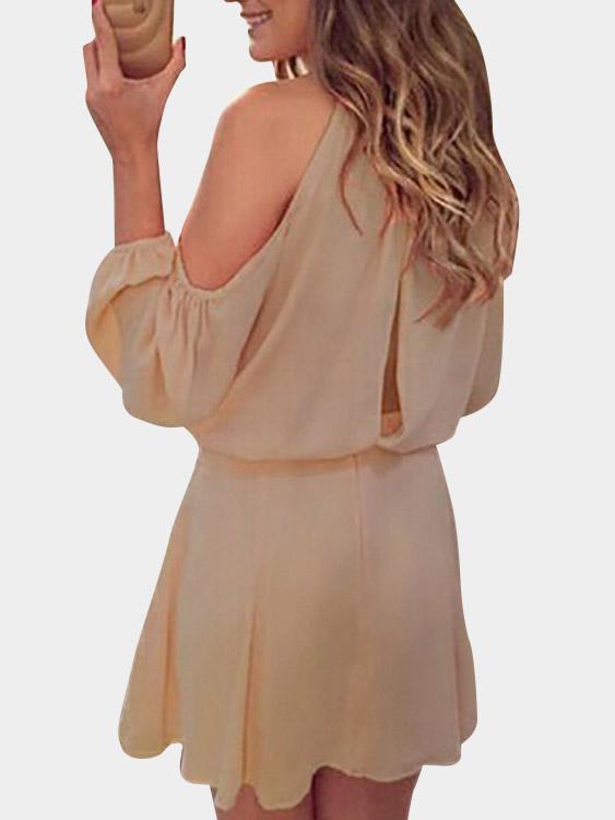 Ladies White Casual Dresses
