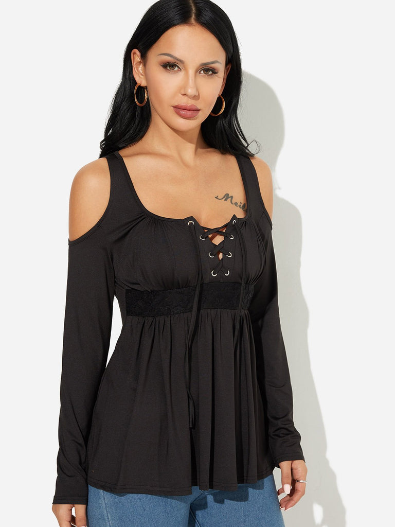 Womens Black T-Shirts