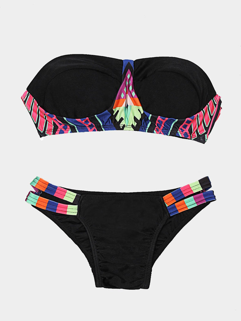 Womens Sleeveless Two Piece Bikinis