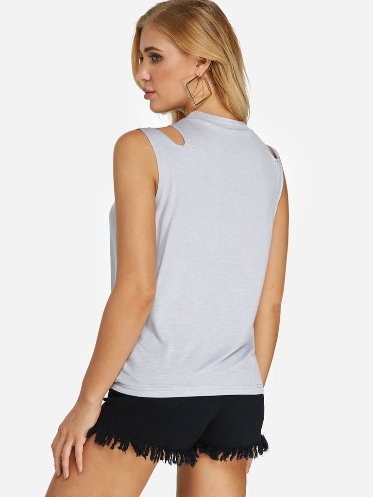Ladies Red And White Striped Top