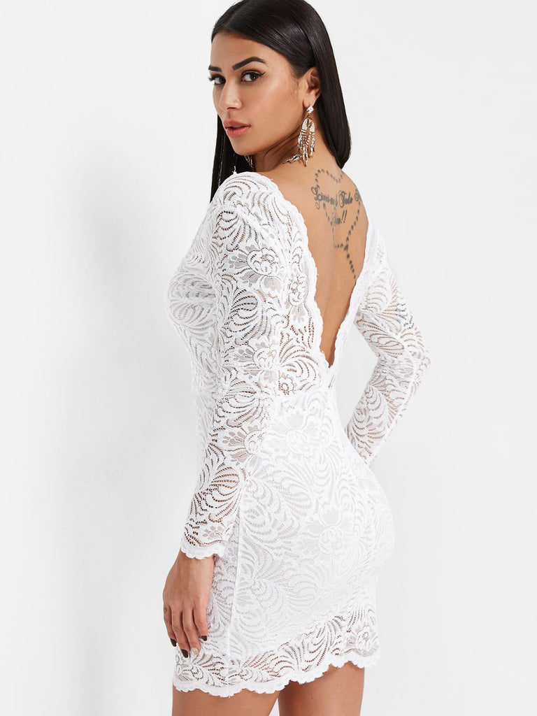 Womens White Mini Dresses