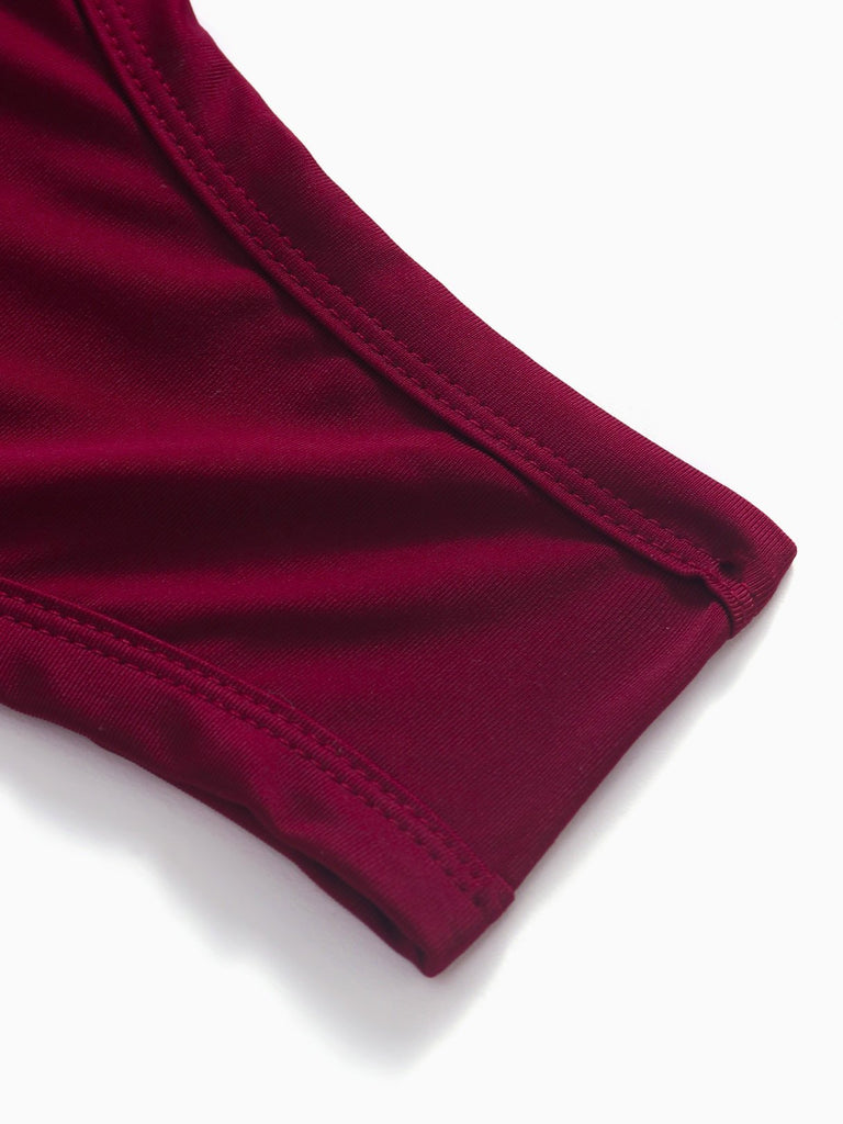 Ladies Burgundy Bikinis