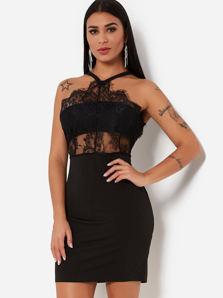 Ladies Sleeveless Mini Dress