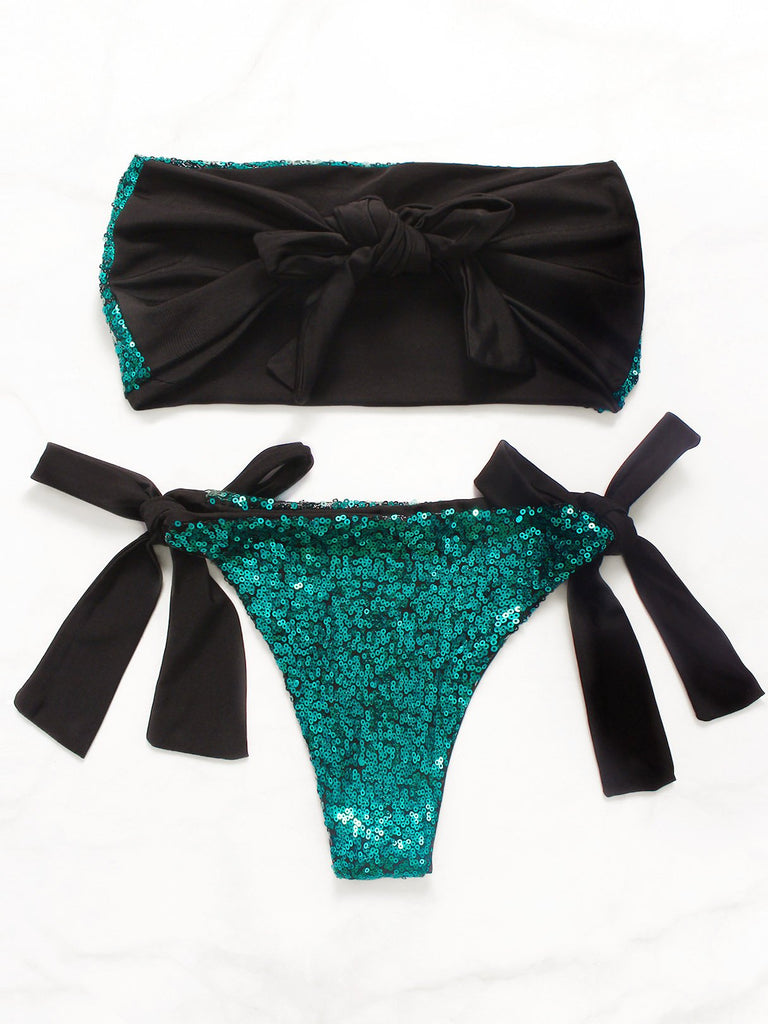 Womens Green Bikinis
