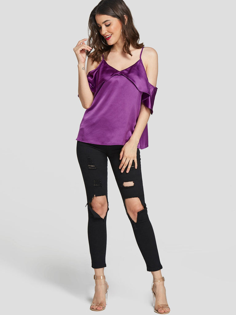 Womens Purple T-Shirts