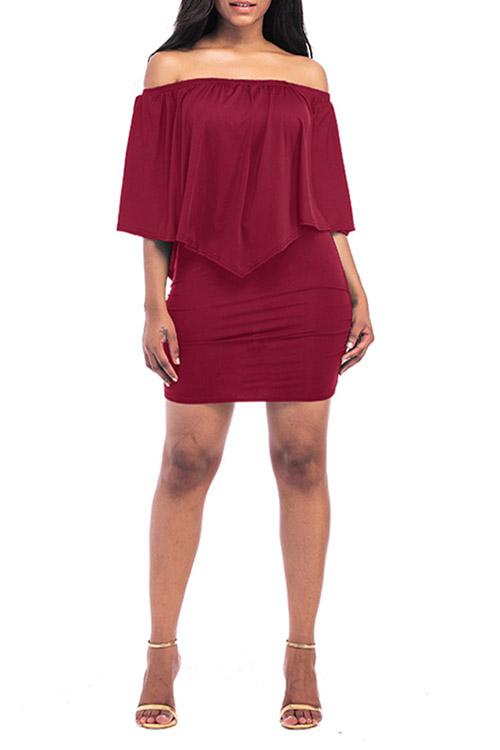 Red Dress With Sleeves