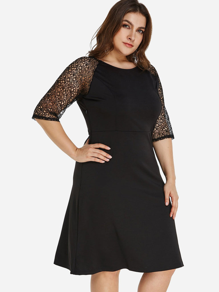 Ladies Black Plus Size Dresses