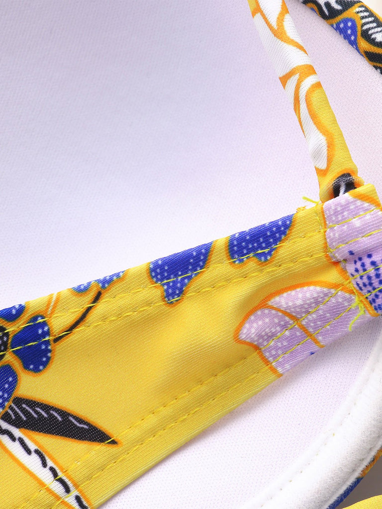 Womens Sleeveless Bikini Set Swimwear