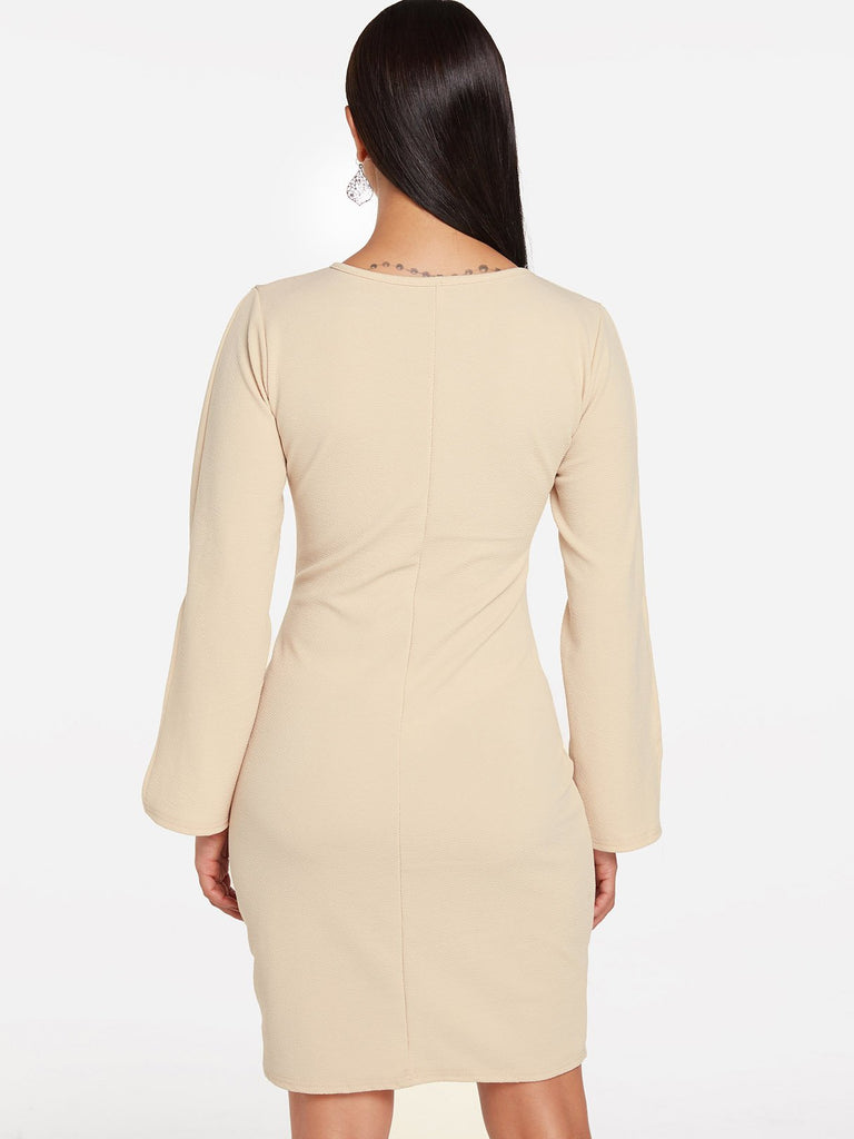 Womens Apricot Casual Dresses