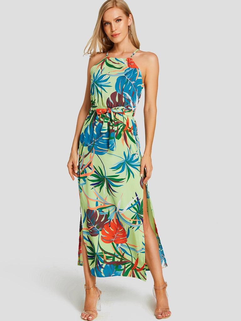 Ladies Red Floral Dresses
