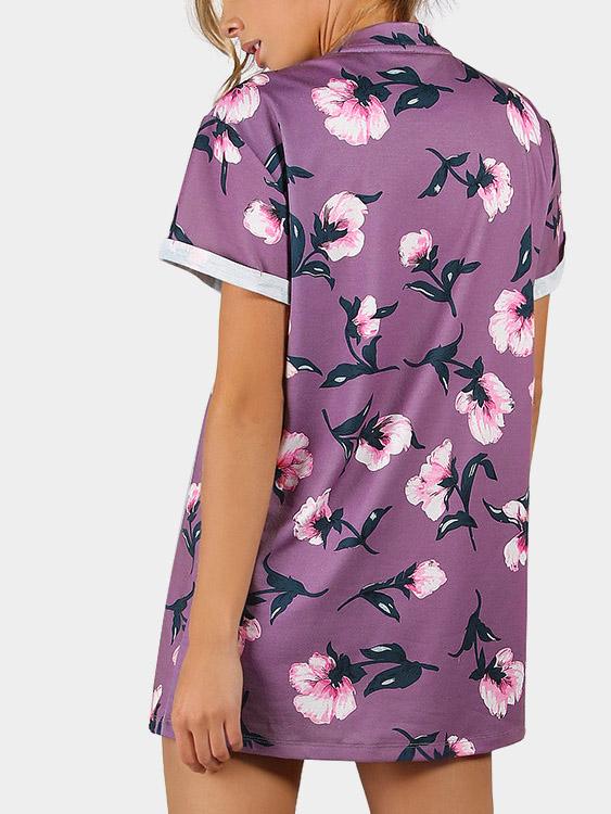 Womens Purple T-Shirts