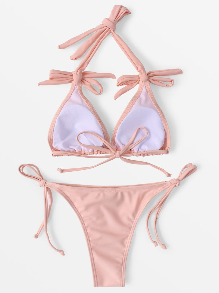 Womens Pink Bikinis