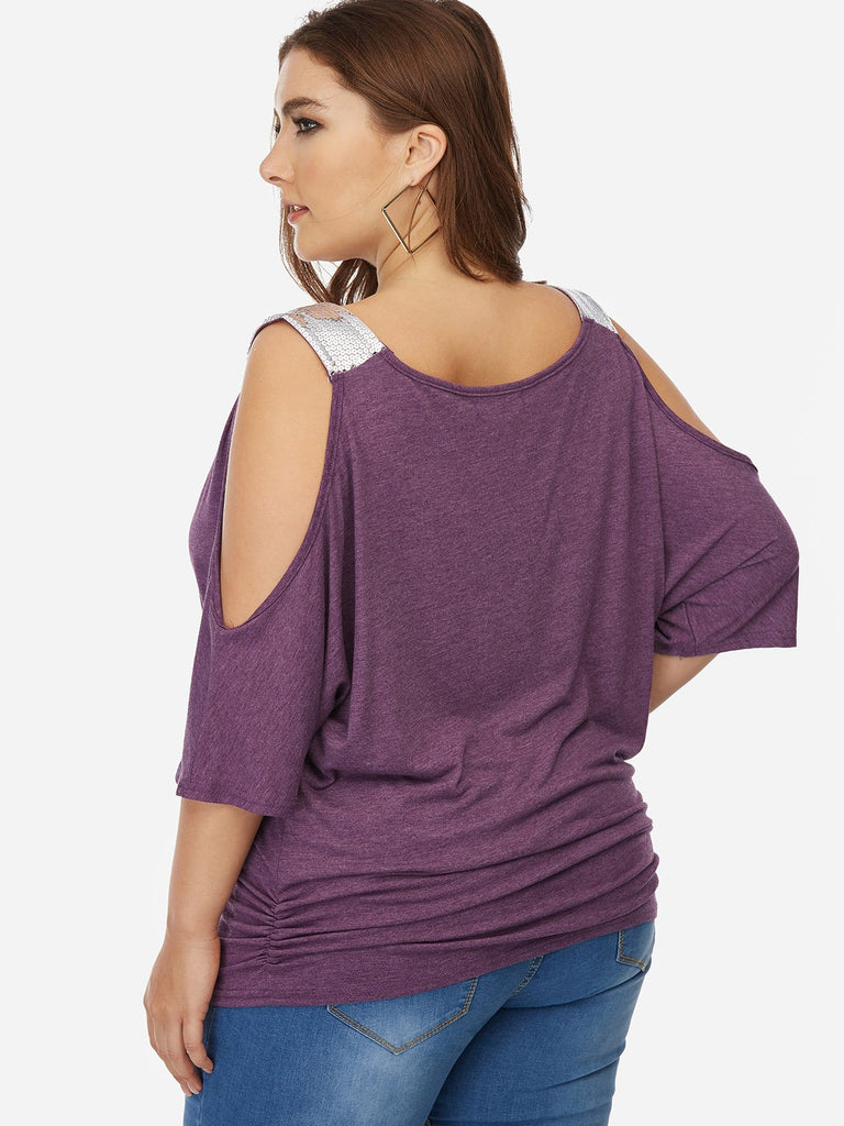 Womens Grey Plus Size Tops