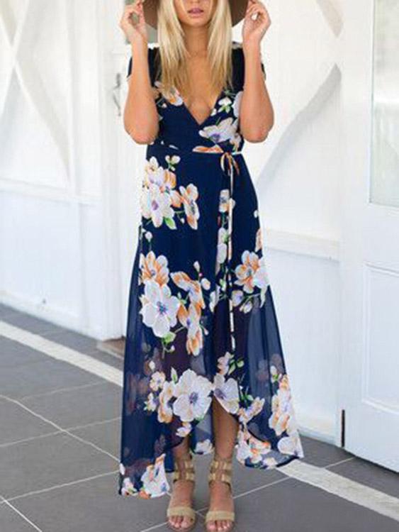 Womens Floral Print Dresses