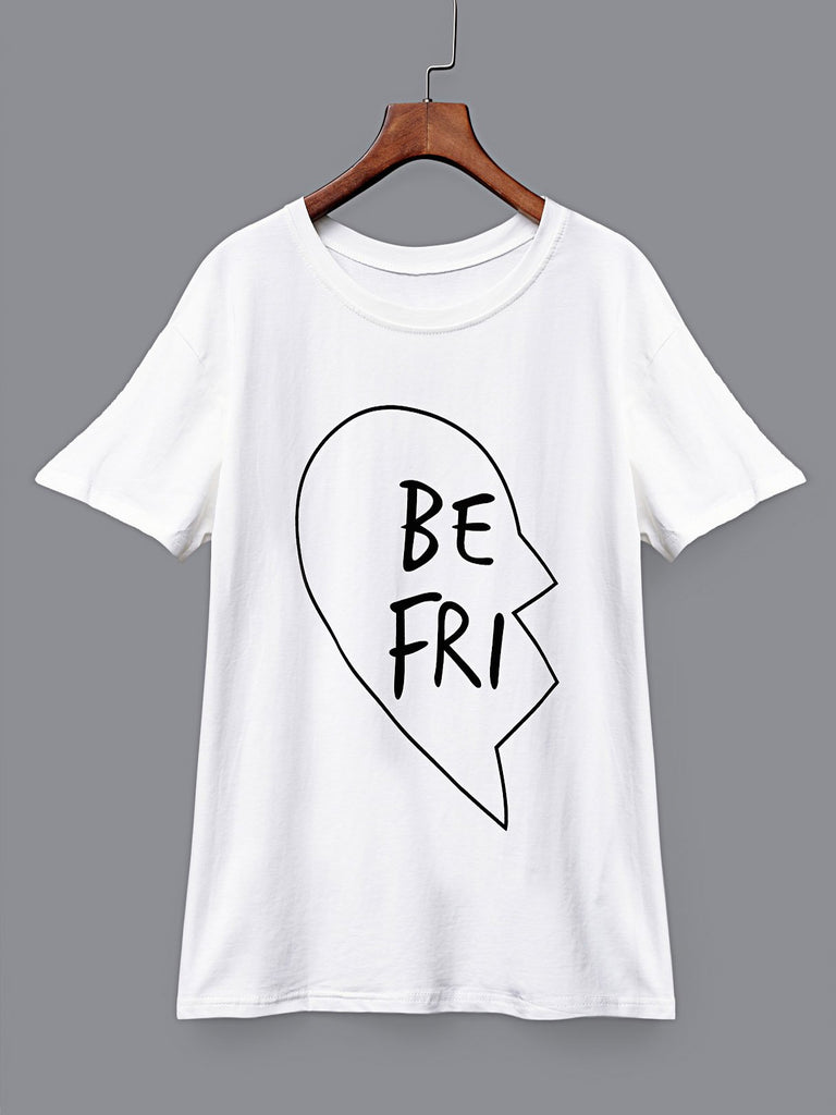 Ladies White T-Shirts