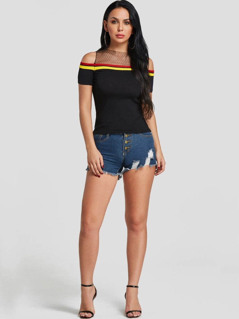 Womens Black T-Shirts