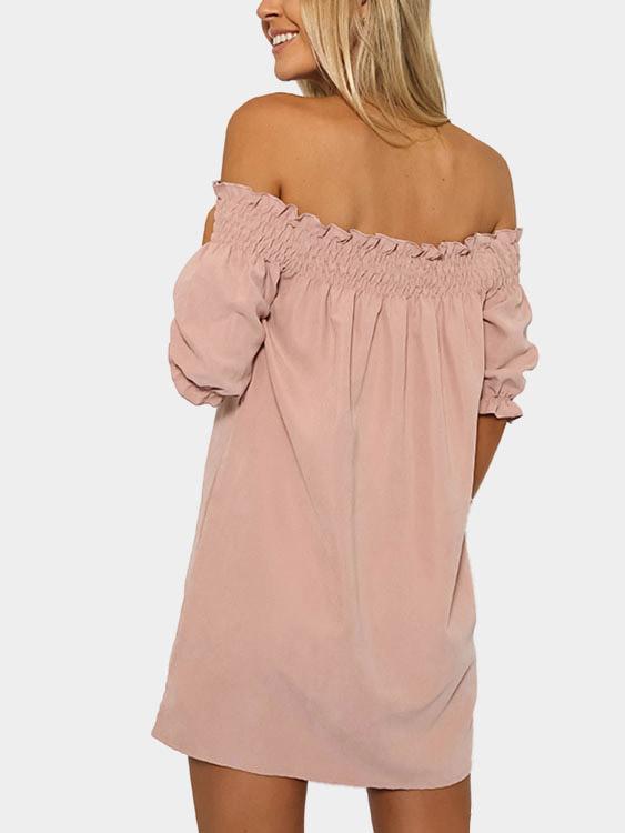 Womens Pink Mini Dresses