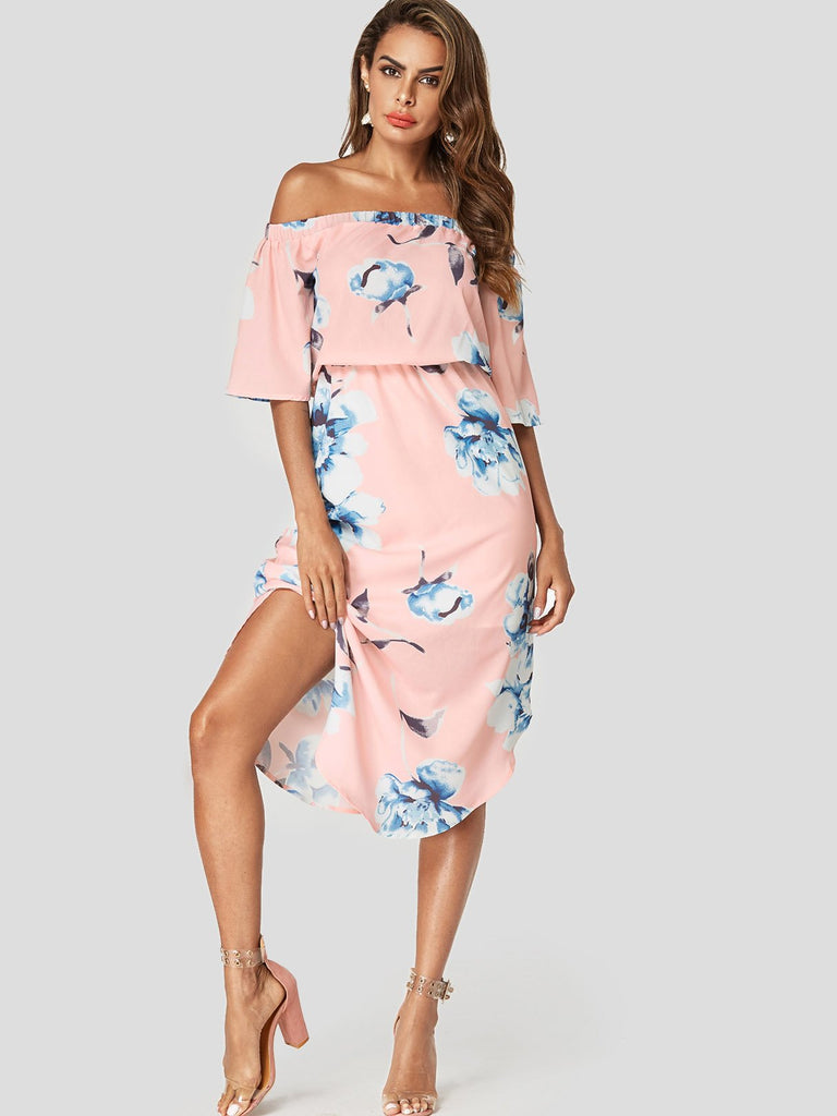 Womens Floral Print Dresses