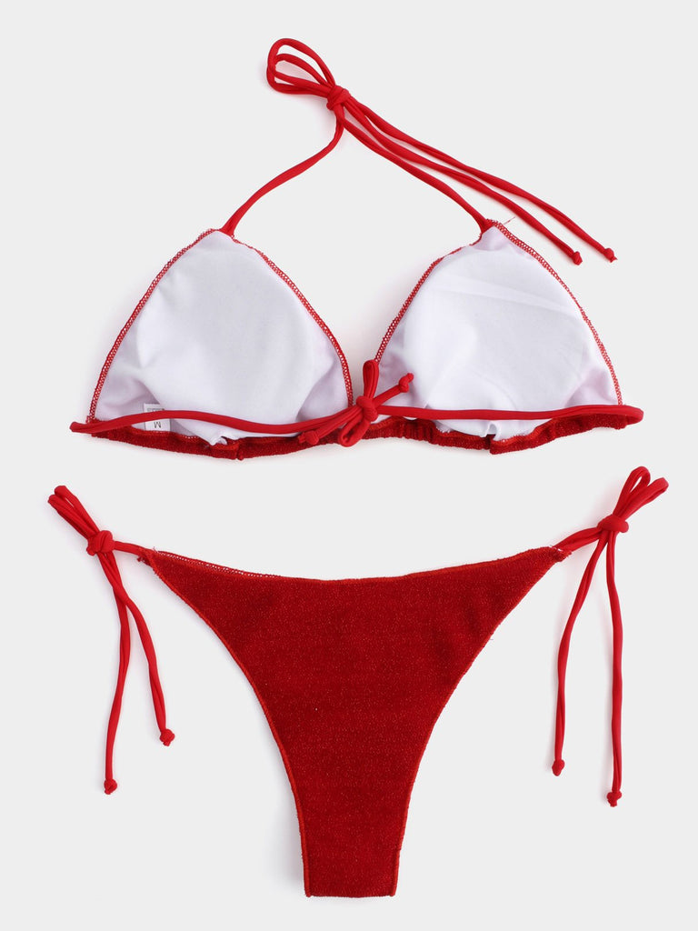 Womens Red Bikinis
