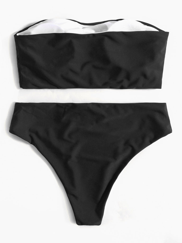 Womens Black Bikinis