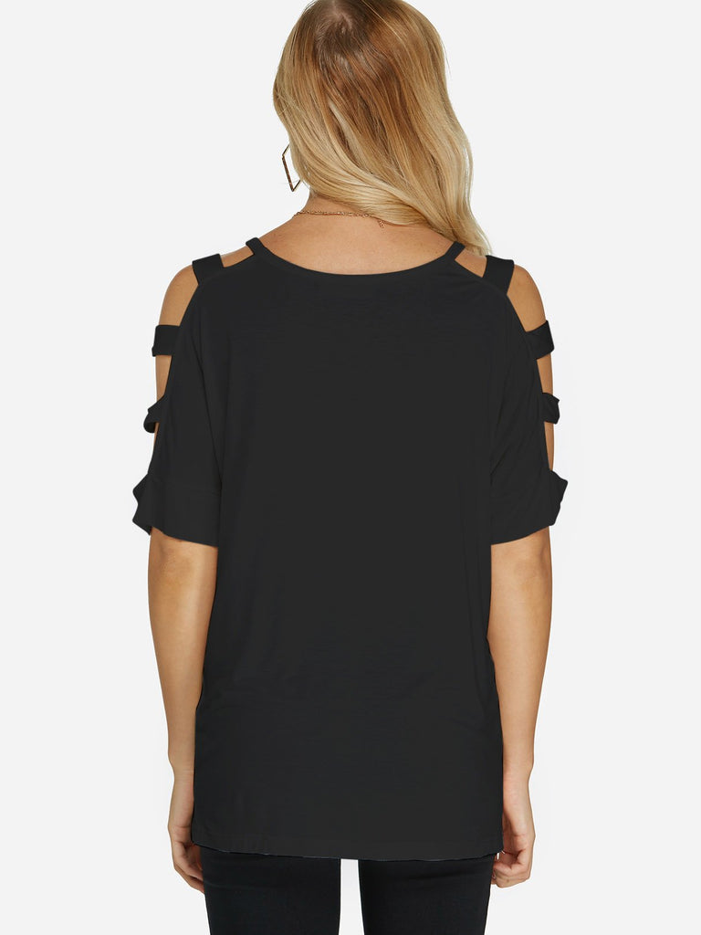 Womens Black T-Shirts