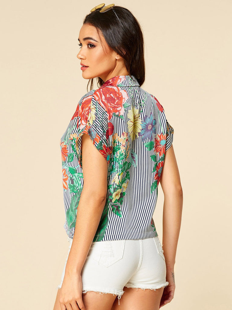 Ladies Short Sleeve Blouses