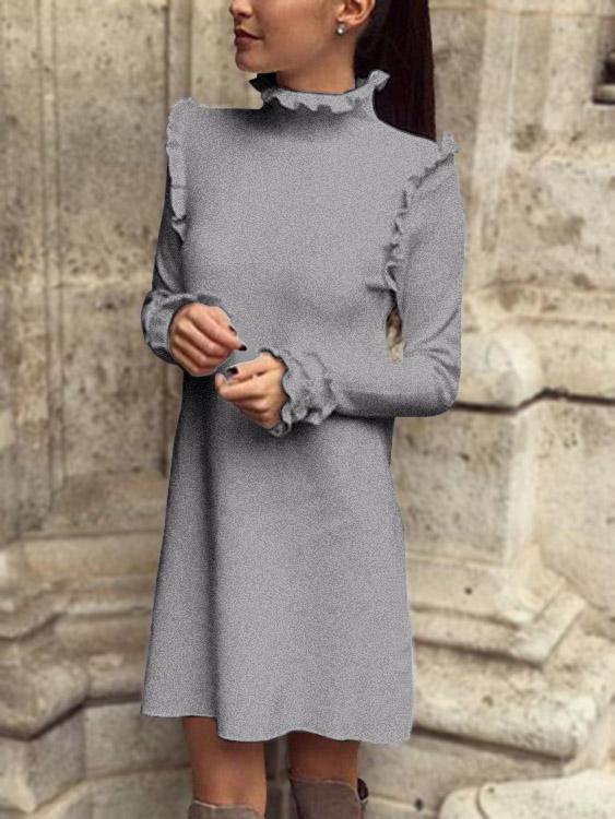 Womens Grey Mini Dresses