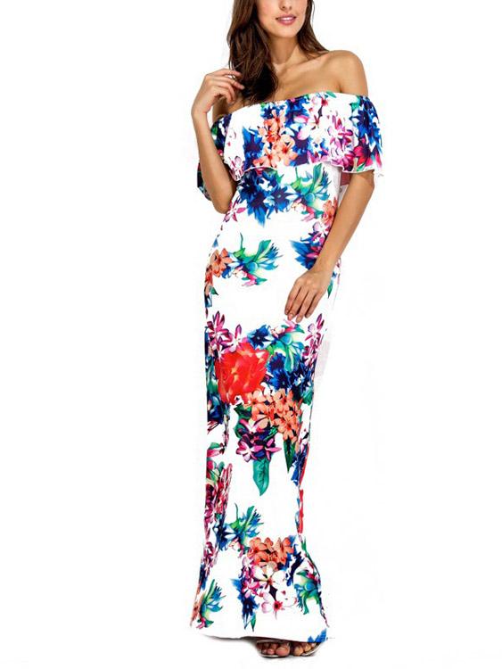 Ladies Sleeveless Maxi Dress