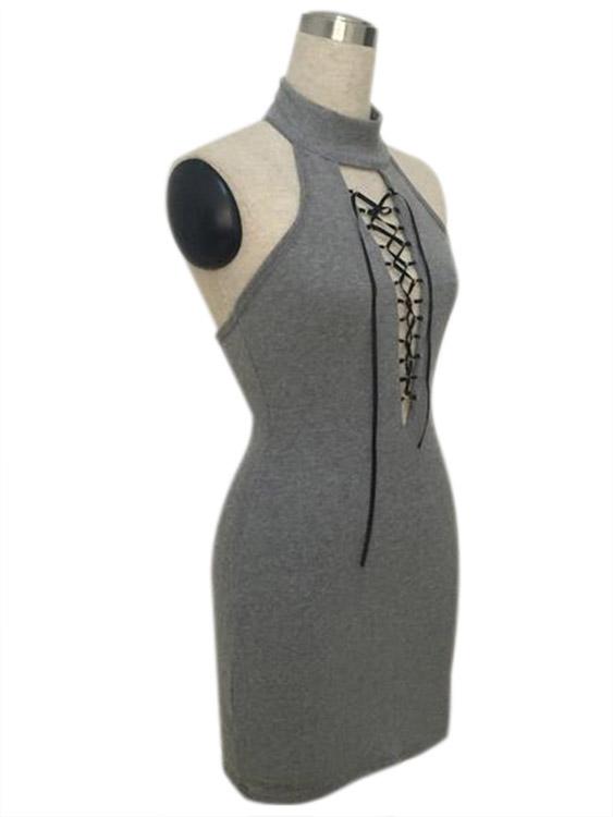 Ladies Grey Bodycon Dresses