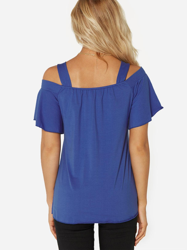 Womens Blue T-Shirts