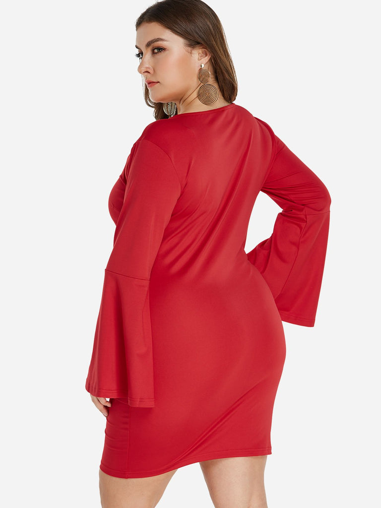 Womens Red Plus Size Dresses