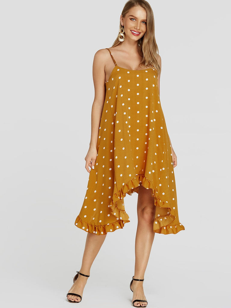 Womens Yellow Casual Dresses