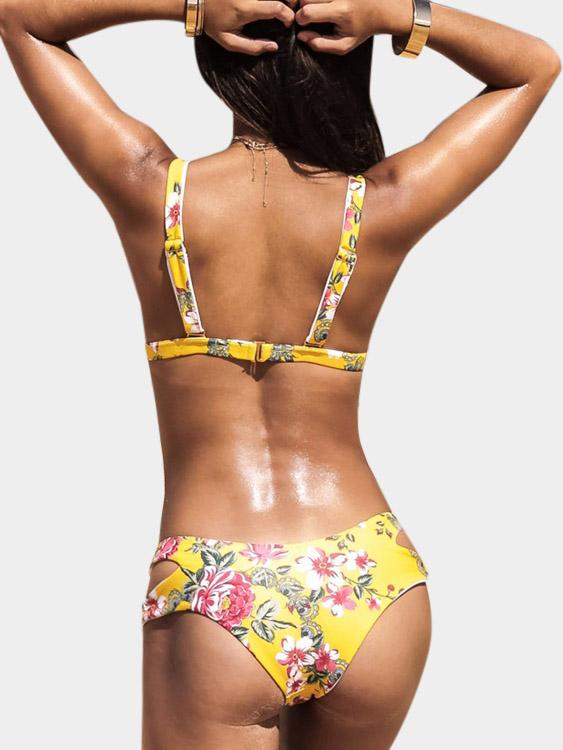 Womens Yellow One-Pieces