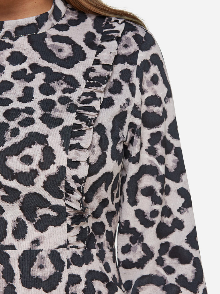 Womens Long Sleeve Mini Dress