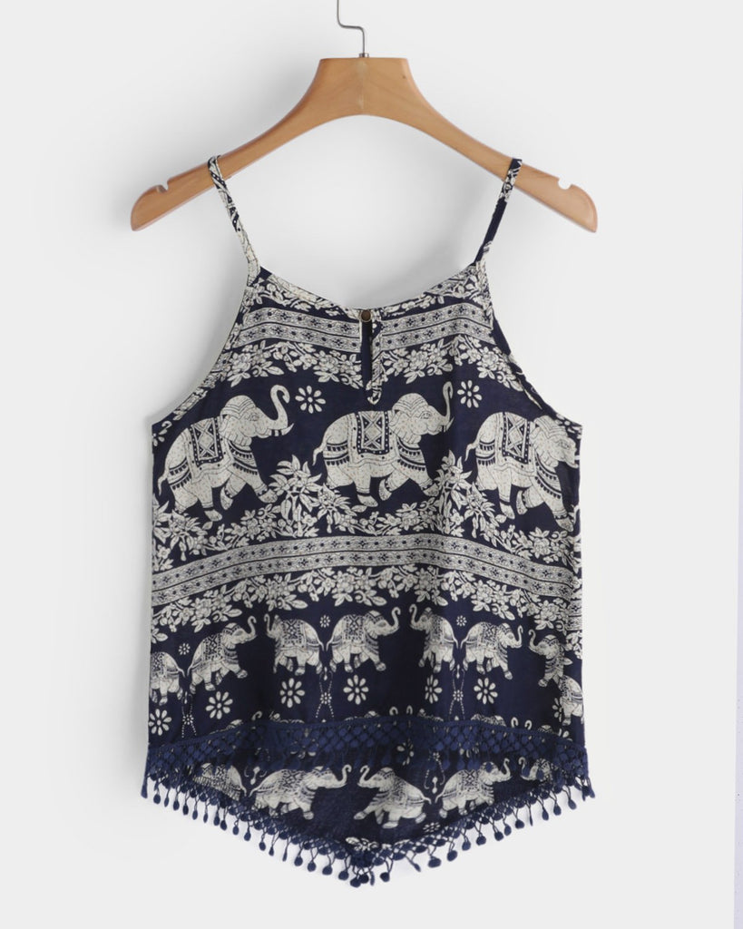 Womens Navy Camis