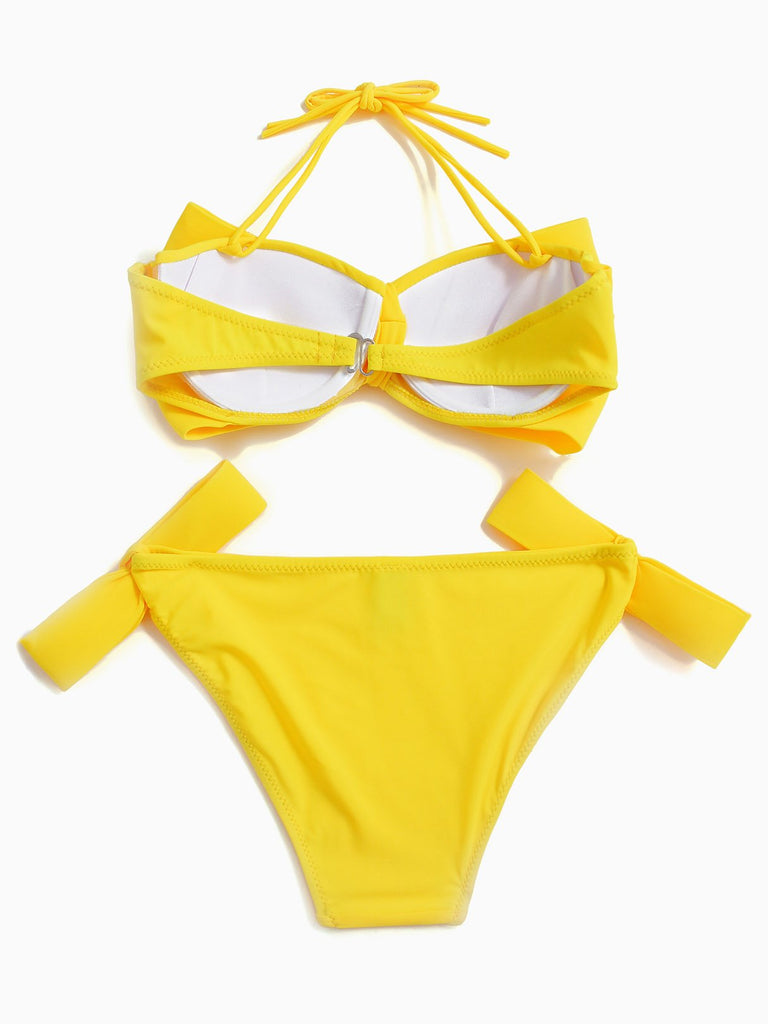 Womens Yellow Bikinis