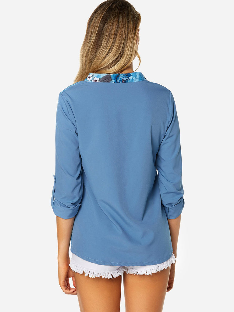 Womens Blue T-Shirts