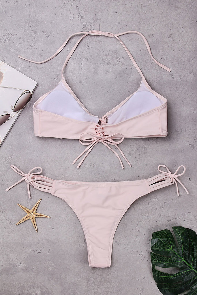 Womens Pink Bikinis
